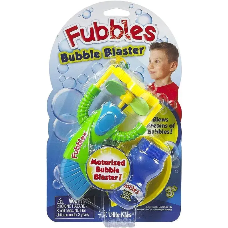 Sandy Ruben - Little Kids Fubbles Bubble Blaster, Includes 2oz of Bubble Solution, Colors May Vary - Image 2