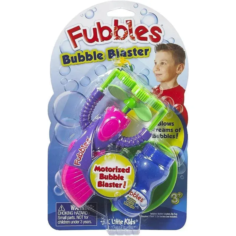 Sandy Ruben - Little Kids Fubbles Bubble Blaster, Includes 2oz of Bubble Solution, Colors May Vary - Image 4