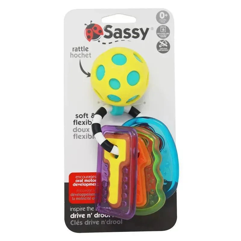 Sassy Drive N' Drool Baby Keys Toy | Infant Toys