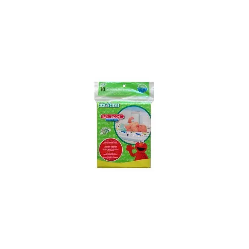 Sassy - Neat Solutions Sesame Street Multi-Use Pads, 10 Count