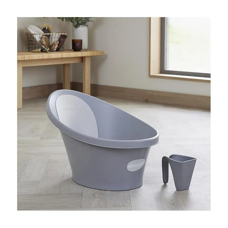 Shnuggle - Bath Rinse Jug, Pebble Grey - Image 2
