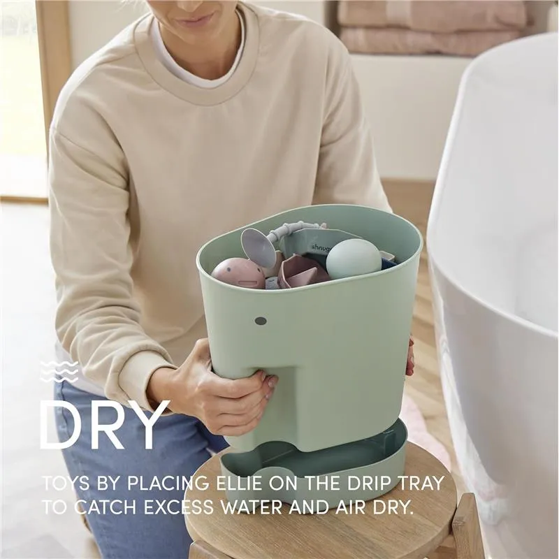 Shnuggle - Ellie Bath Toy Storage Scoop, Grey - Image 5