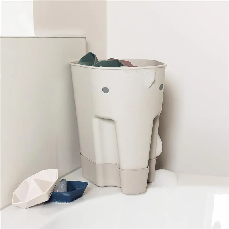 Shnuggle - Ellie Bath Toy Storage Scoop, Taupe - Image 3