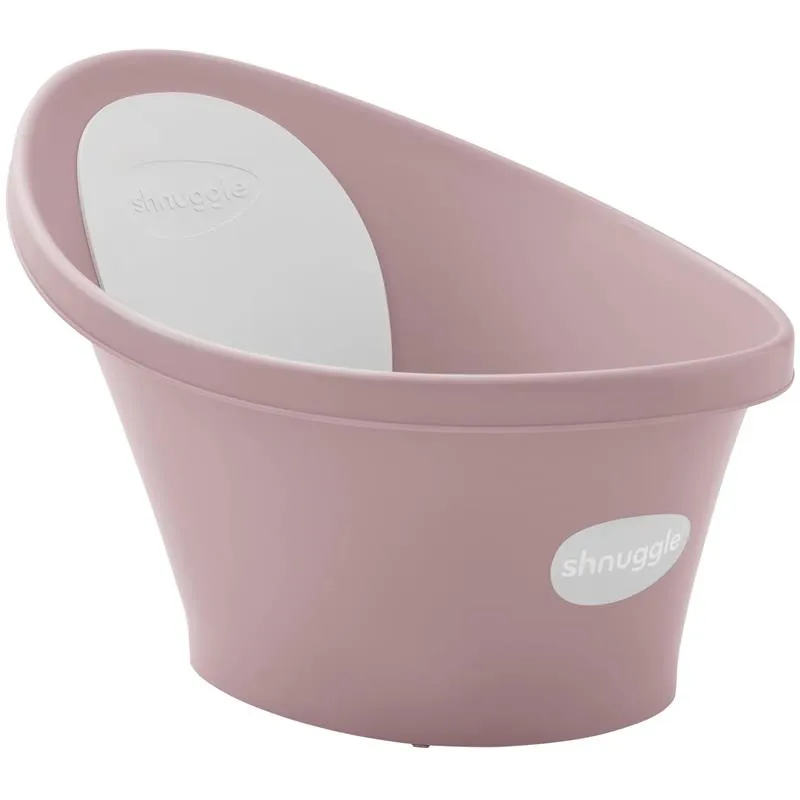Shnuggle - Newborn Baby Bath With Plug, Blossom
