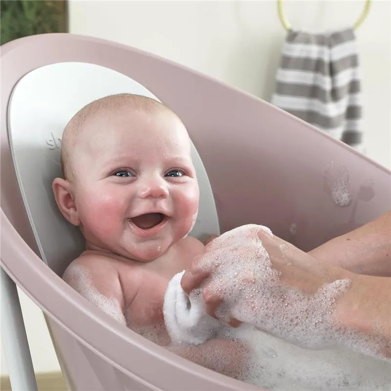 Shnuggle - Newborn Baby Bath With Plug, Blossom - Image 3