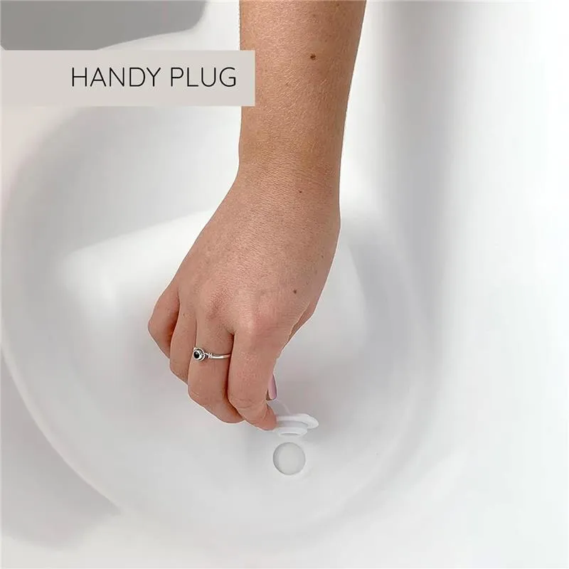 Shnuggle - Newborn Baby Bath With Plug, Pebble Grey - Image 4