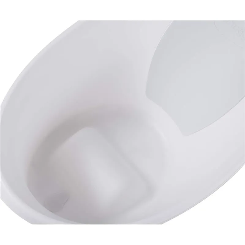Shnuggle - Newborn Baby Bath With Plug, White - Image 5