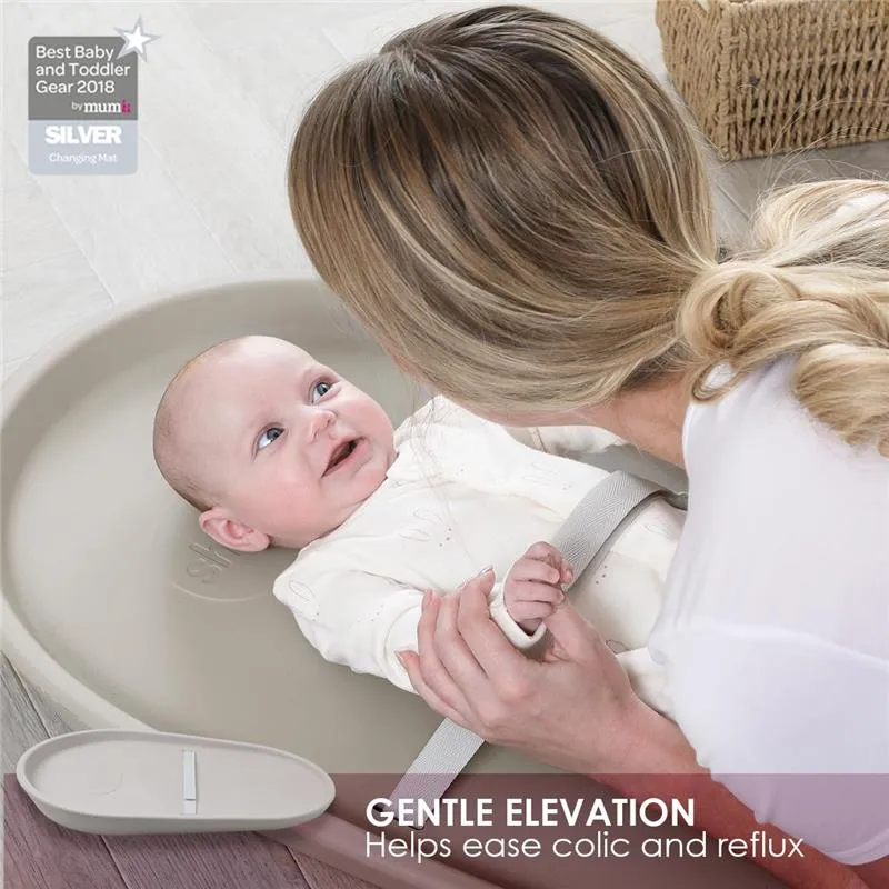 Shnuggle - Squishy Baby Changing Diaper Pad, Taupe - Image 9