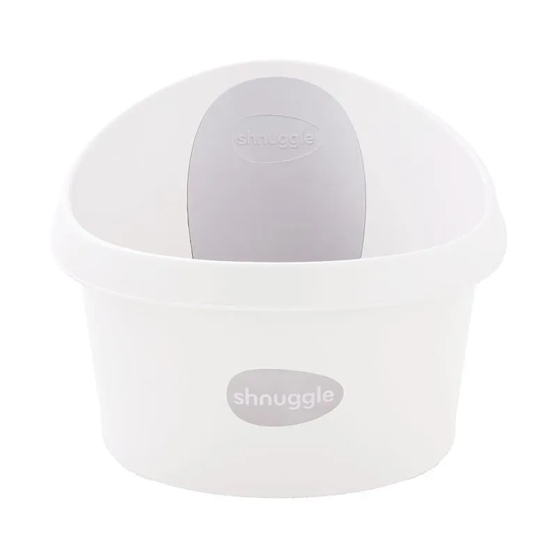 Shnuggle - Toddler Bath Tub, White & Grey - Image 9