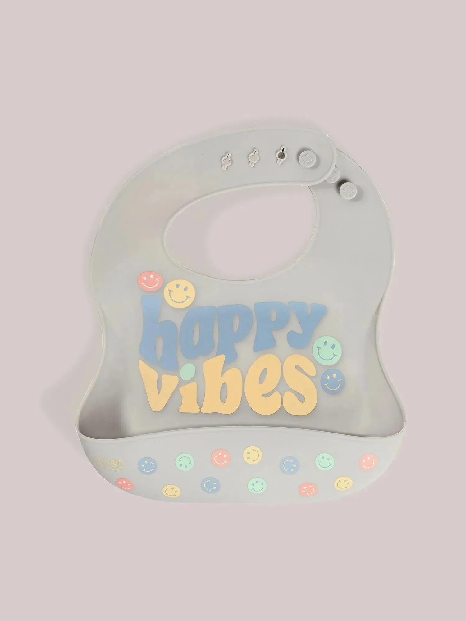 Silicone Bib - Happy Baby Vibes - Image 2