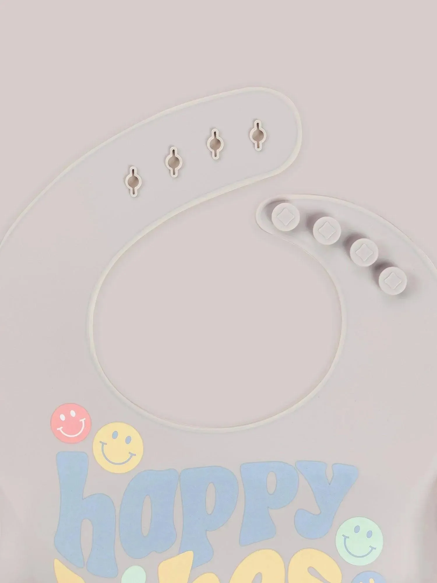 Silicone Bib - Happy Baby Vibes - Image 3
