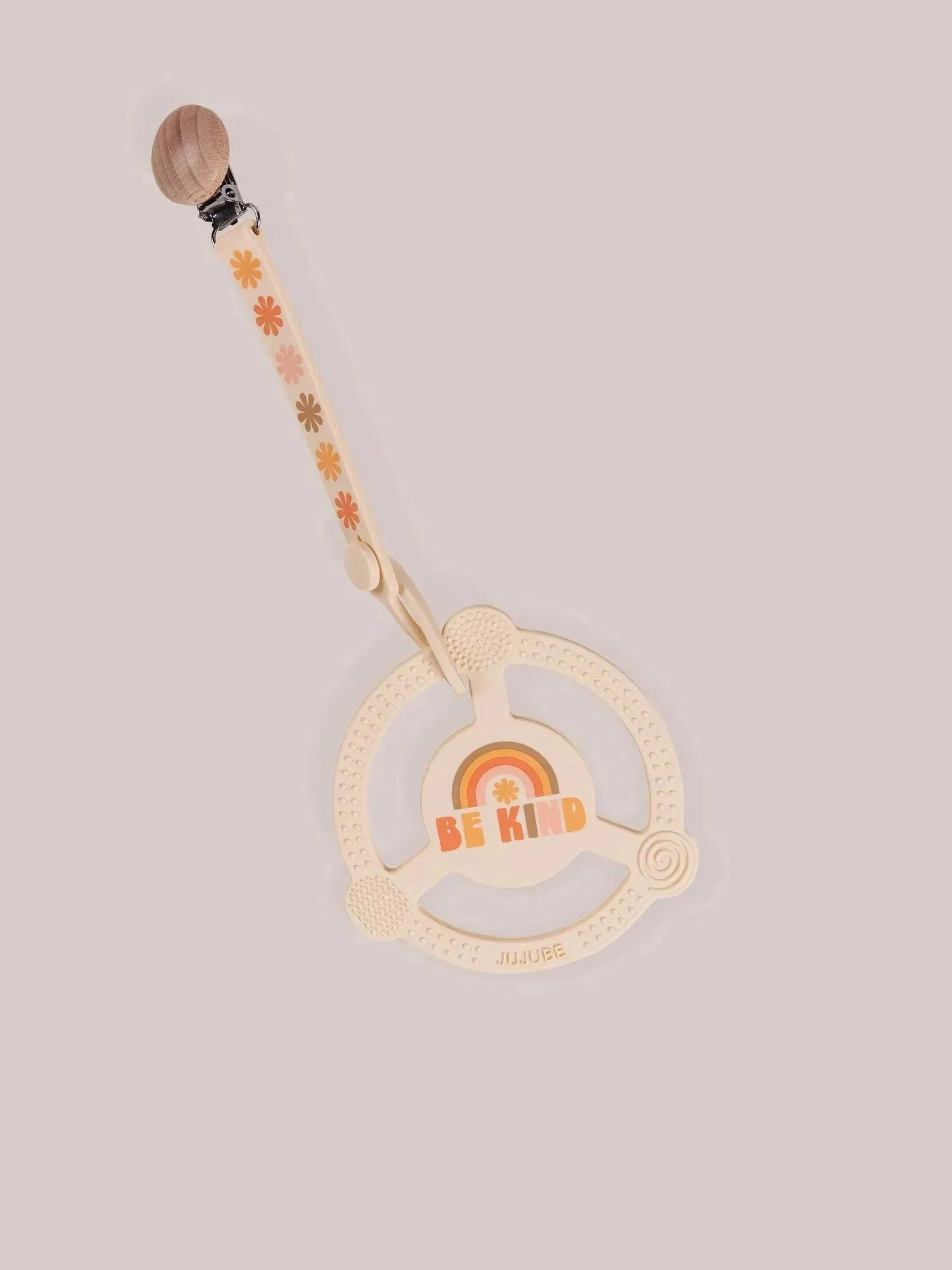 Silicone Teether Ring - Be Kind Rainbows - Image 2