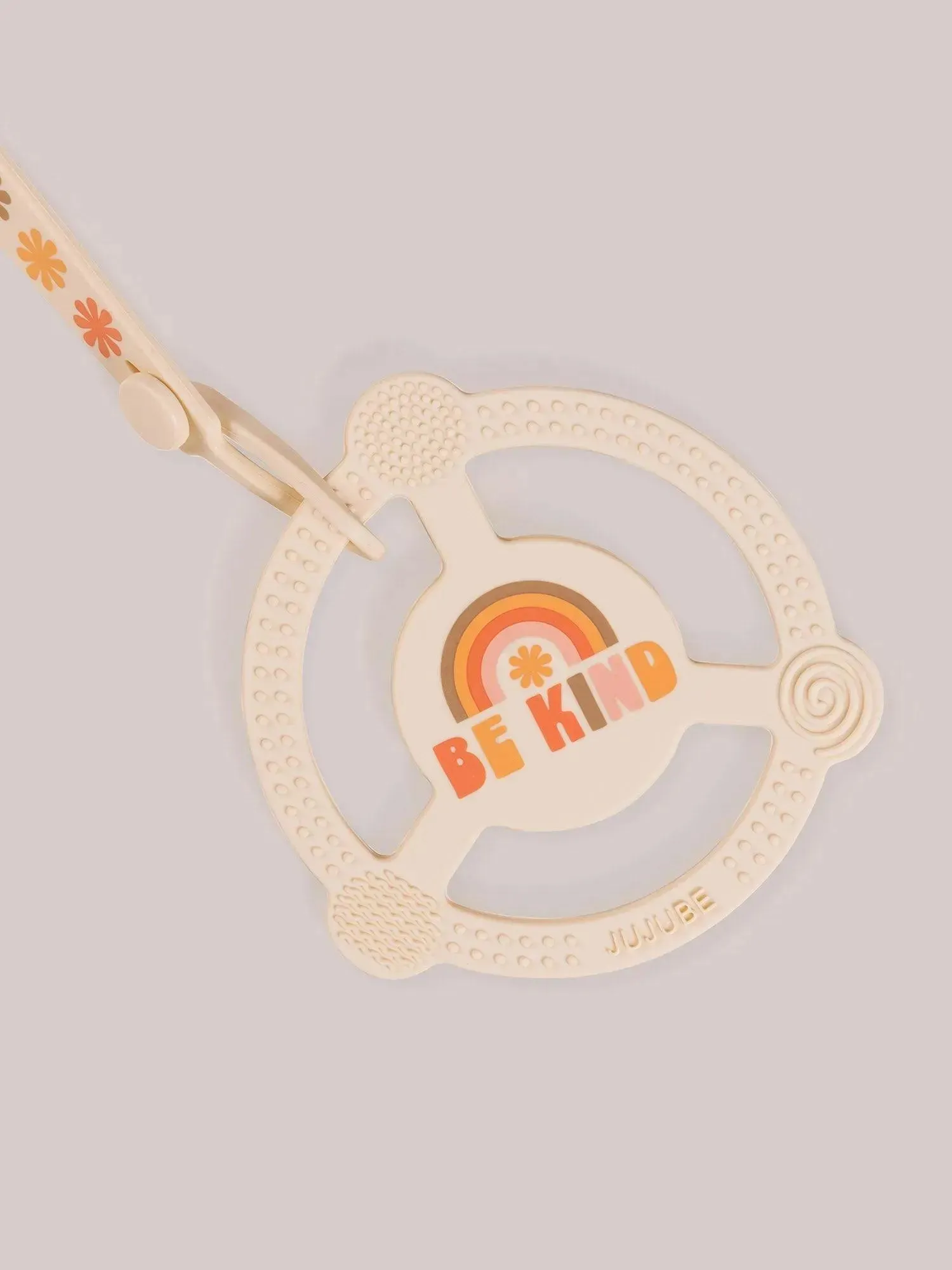 Silicone Teether Ring - Be Kind Rainbows - Image 3