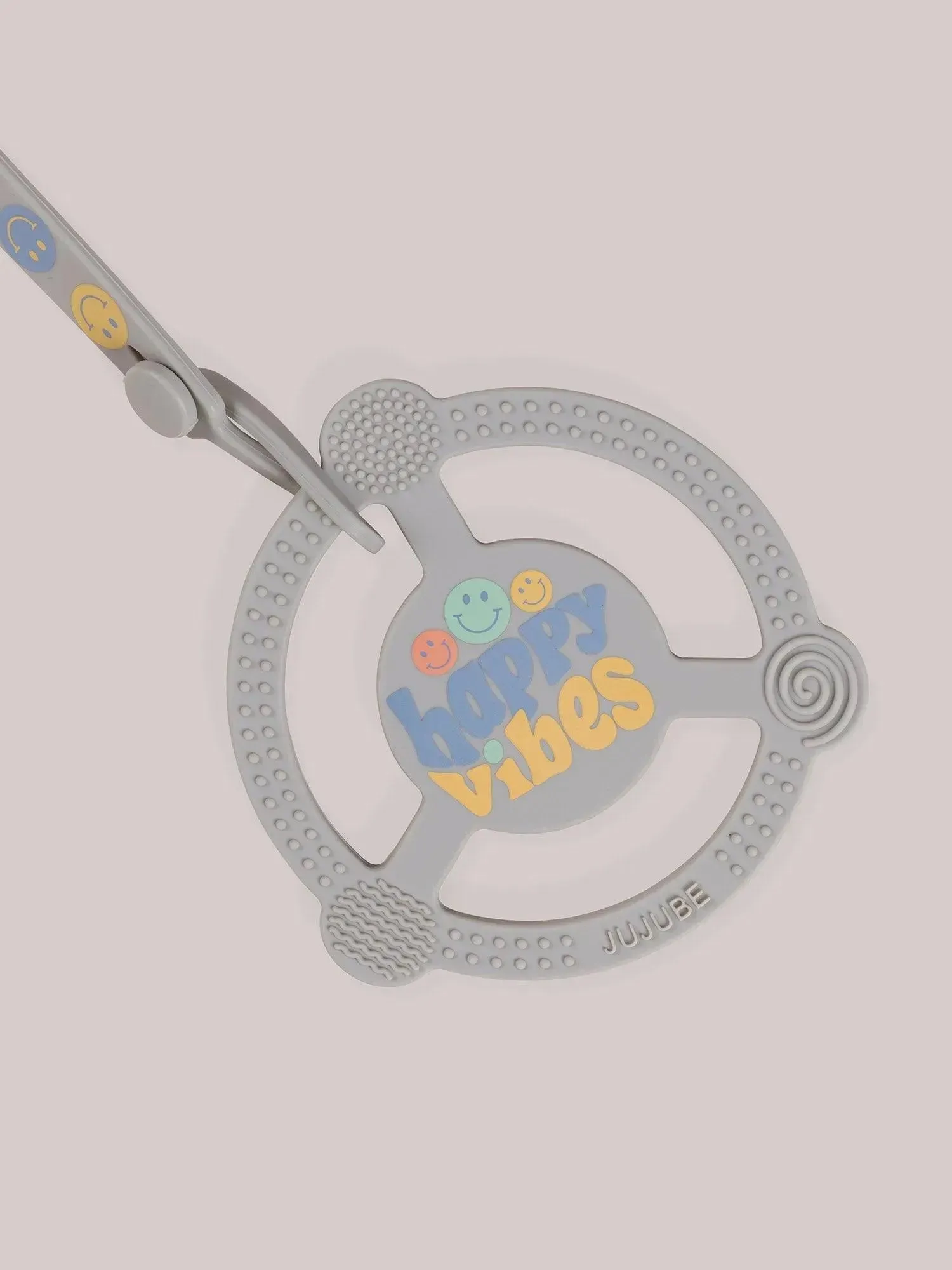 Silicone Teether Ring - Happy Baby Vibes - Image 3