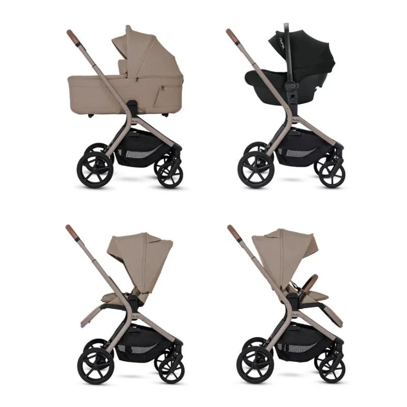 Silver Cross Breez Modular Stroller & Bassinet Bundle, Champagne - Image 9