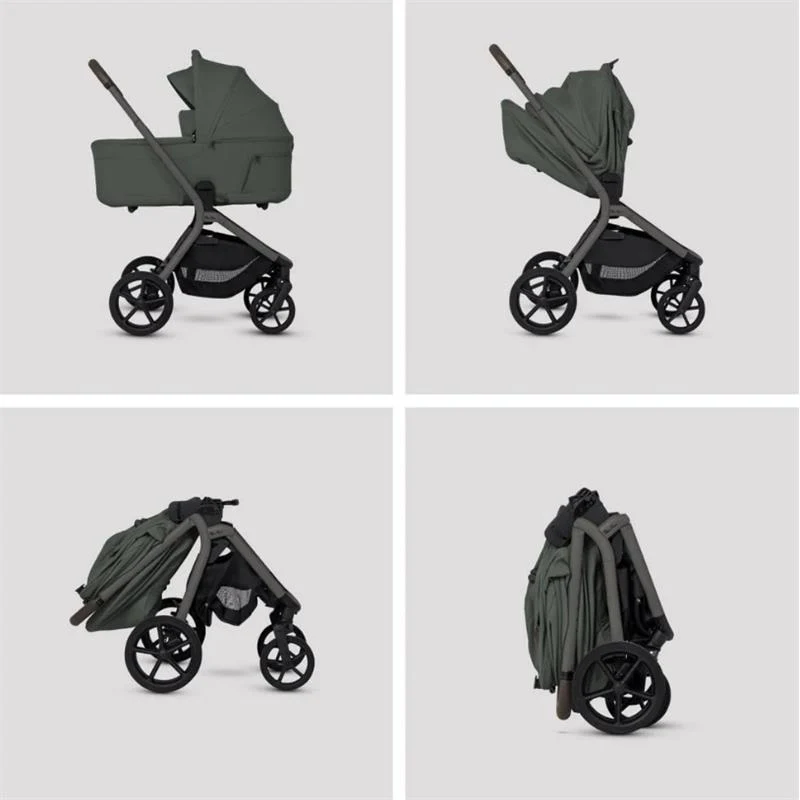 Silver Cross Breez Modular Stroller & Bassinet Bundle, Pewter - Image 12
