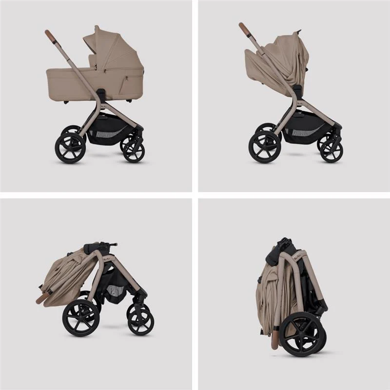 Silver Cross - Breez Overnight Approved Folding Bassinet, Champagne - Image 5