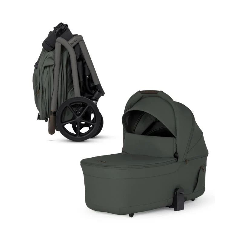 Silver Cross - Breez Overnight Approved Folding Bassinet, Pewter