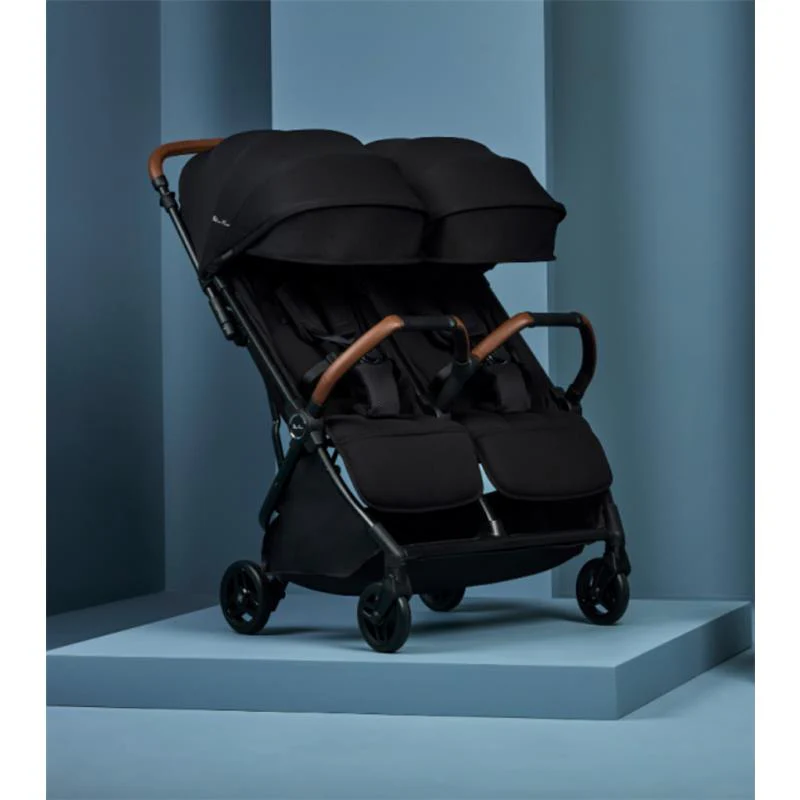 Silver Cross - Jet Lightweight Double Stroller + Essentials Bundle, Black - Image 3