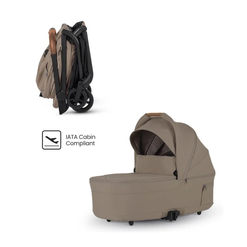 Silver Cross - Nia Compact Folding Bassinet, Champagne