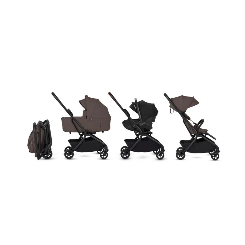 Silver Cross - Nia Compact Folding Bassinet, Chocolate - Image 8
