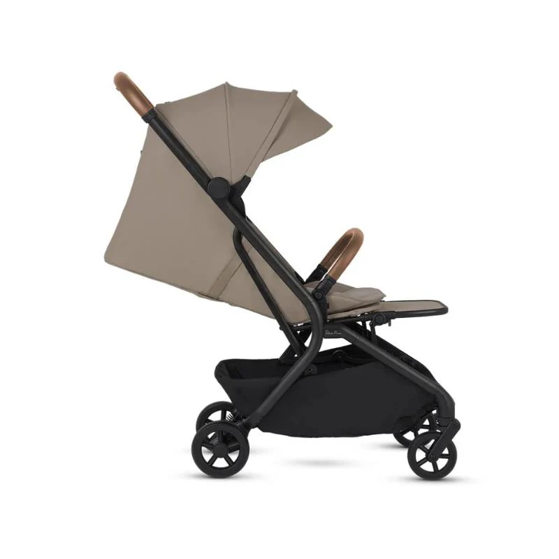 Silver Cross Nia Compact Travel Stroller & Bassinet Bundle, Champagne - Image 5