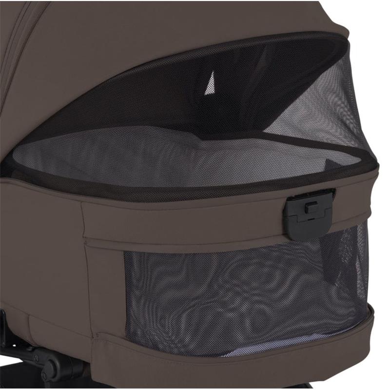 Silver Cross Nia Compact Travel Stroller & Bassinet Bundle, Chocolate - Image 10
