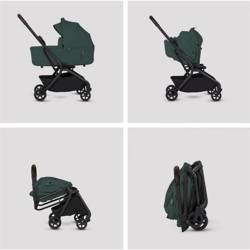Silver Cross Nia Compact Travel Stroller & Bassinet Bundle, Conifer - Image 12