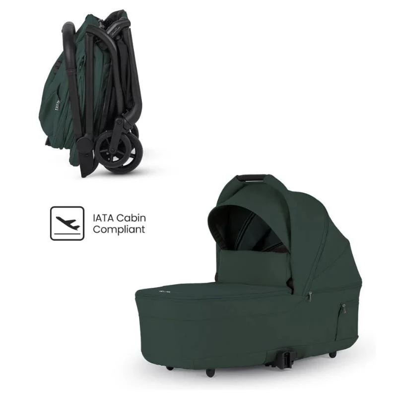 Silver Cross Nia Compact Travel Stroller & Bassinet Bundle, Conifer - Image 16