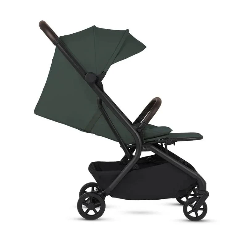 Silver Cross Nia Compact Travel Stroller & Bassinet Bundle, Conifer - Image 5