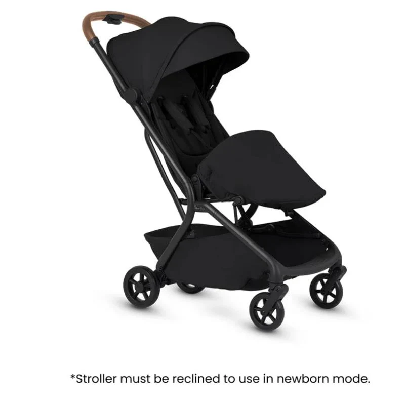 Silver Cross Nia Compact Travel Stroller & Bassinet Bundle, Onyx - Image 2