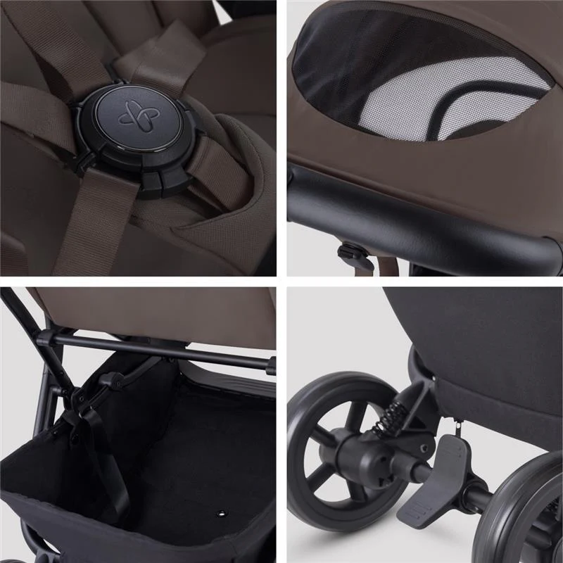Silver Cross - Nia Compact Travel Stroller, Chocolate - Image 2