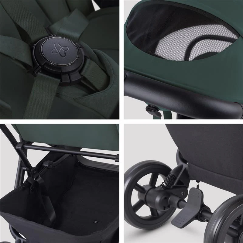 Silver Cross - Nia Compact Travel Stroller, Conifer - Image 2
