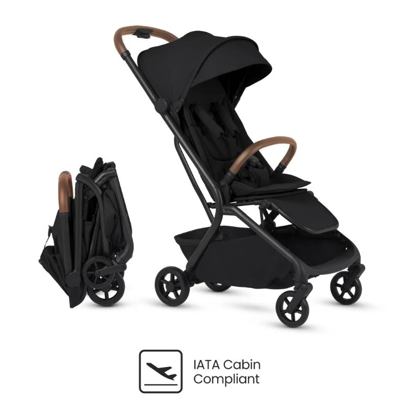 Silver Cross - Nia Compact Travel Stroller, Onyx Black