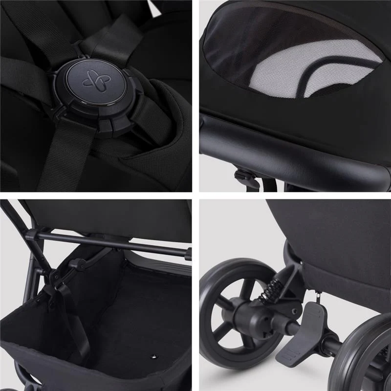 Silver Cross - Nia Compact Travel Stroller, Onyx Black - Image 2