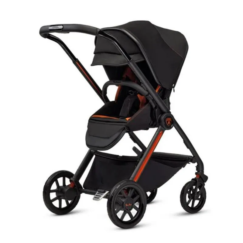 Silver Cross - Reef Automobili Lamborghini Arancio Stroller & Bassinet - Image 9