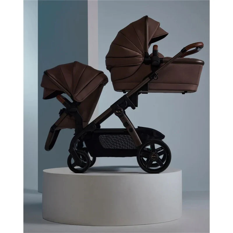 Silver Cross - Wave 3 Complete - Seat, Bassinet, & Tandem - Caramel - Image 2