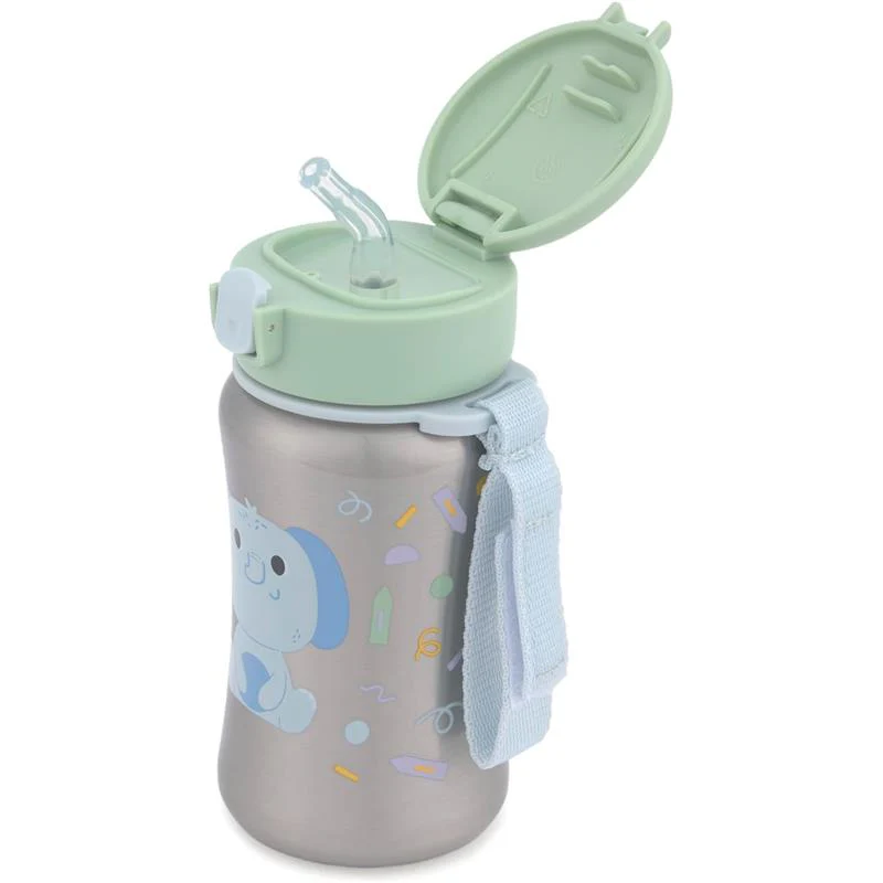 Skip Hop 12oz Toddler Sippy Cup with Straw, Besties Squad Elephant
