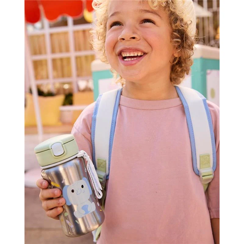 Skip Hop 12oz Toddler Sippy Cup with Straw, Besties Squad Elephant - Image 3