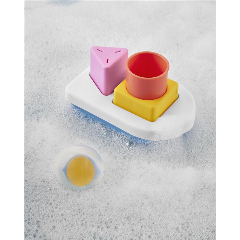 Skip Hop 6Pk Baby Bath Toy STEM Learning & Play Stacking Boat Set - Image 2
