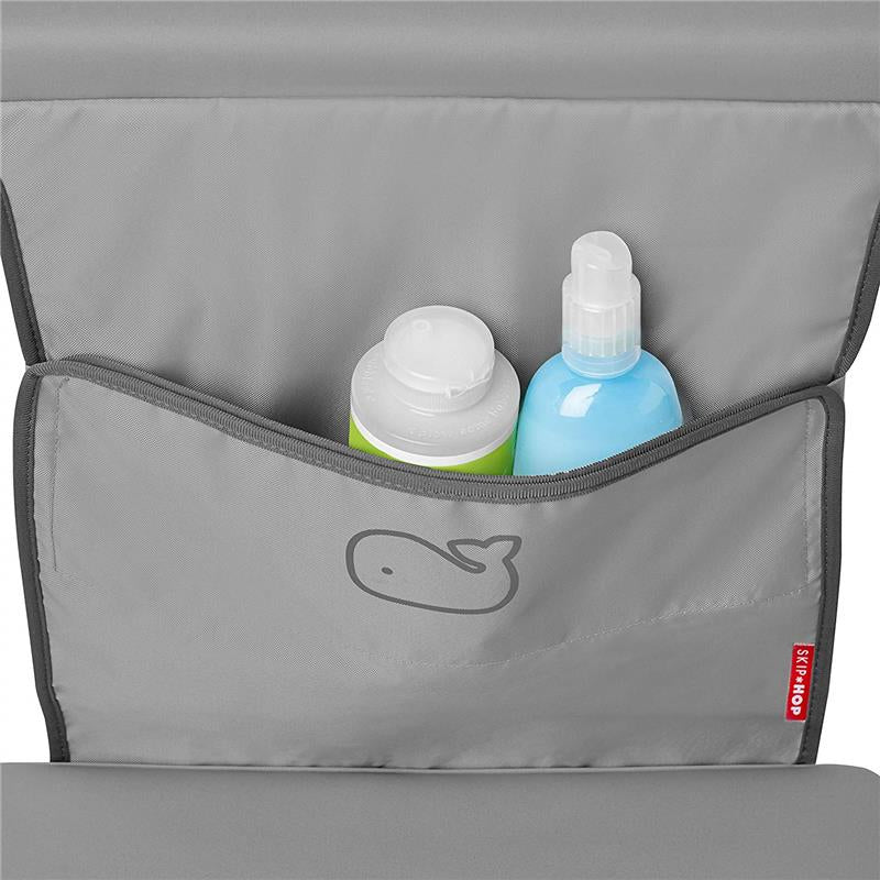 Skip Hop Baby Bath Moby All-In-One Elbow Saver & Kneeler, Grey - Image 2