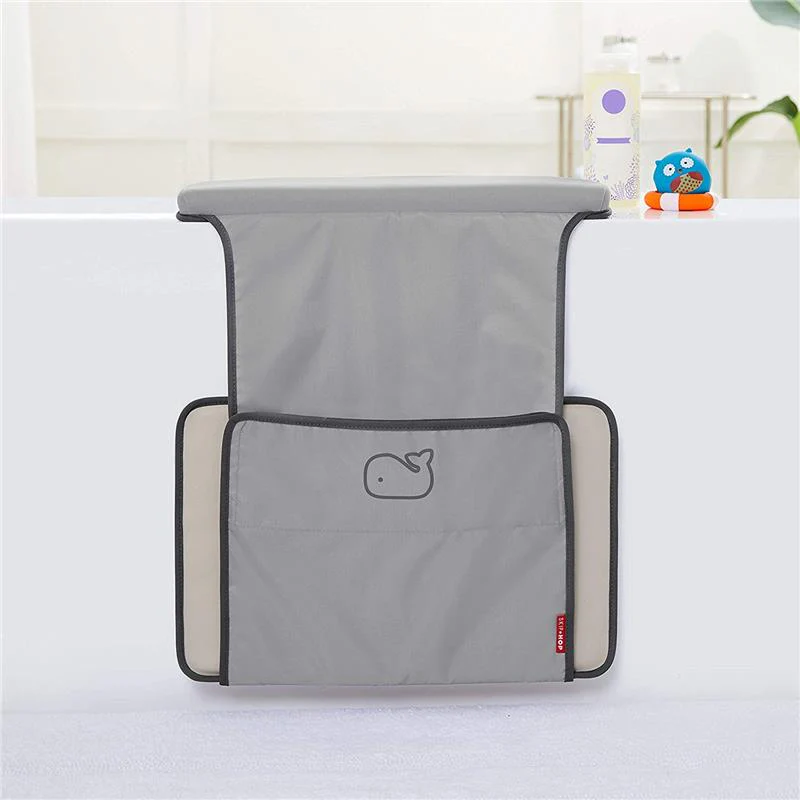 Skip Hop Baby Bath Moby All-In-One Elbow Saver & Kneeler, Grey - Image 7
