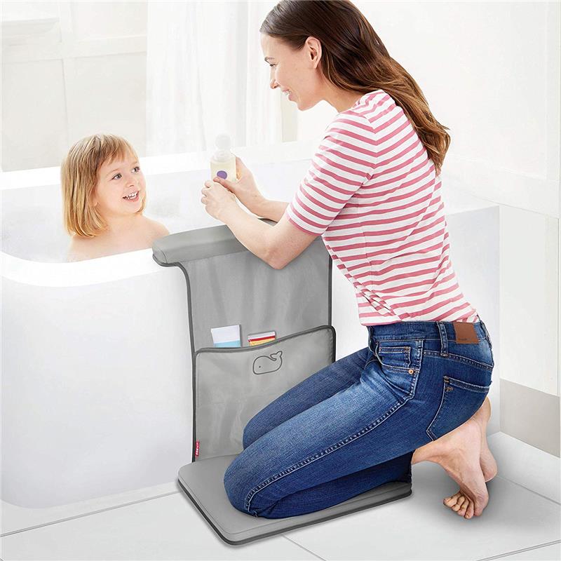 Skip Hop Baby Bath Moby All-In-One Elbow Saver & Kneeler, Grey - Image 8
