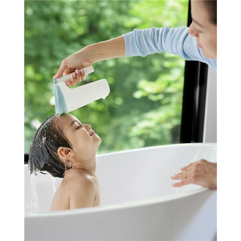 Skip Hop - Baby Bath Rinse Cup Wave Tear Free Waterfall Rinser White - Image 2