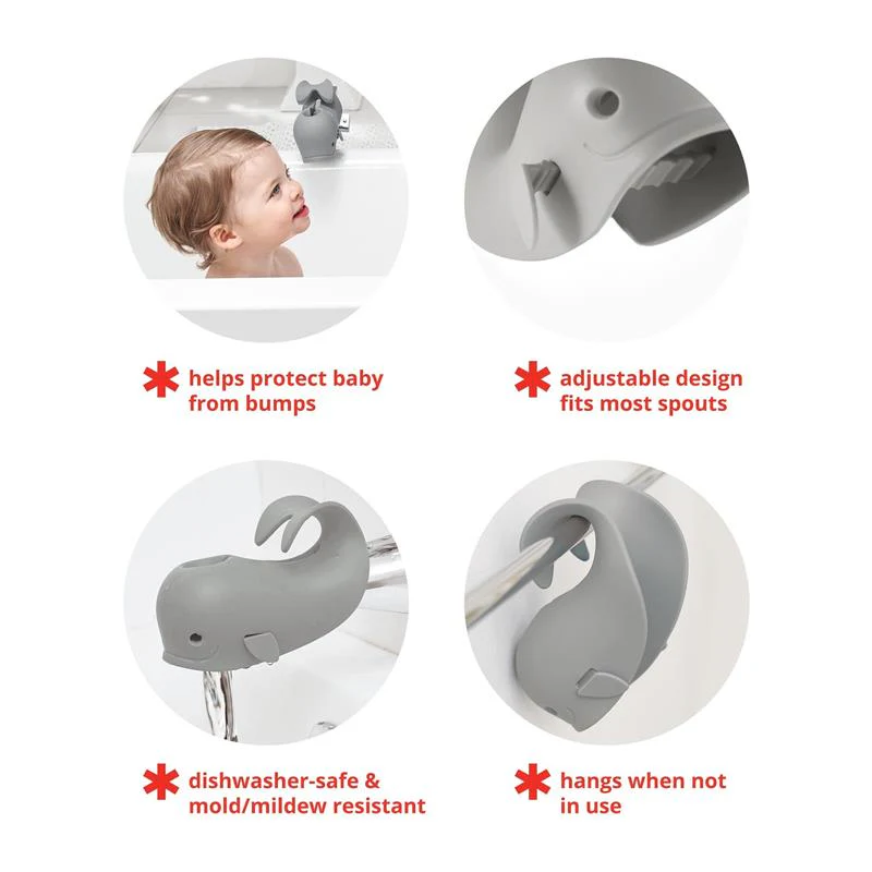 Skip Hop Baby Bath Spout Cover, White - Image 2