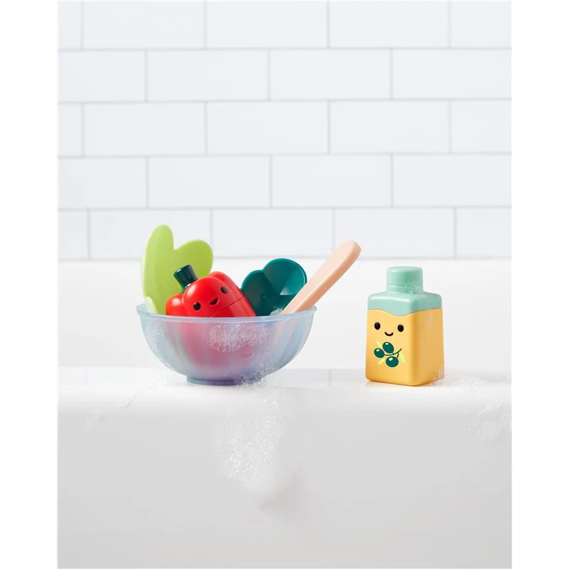 Skip Hop - Baby Bath Toy Tub-to-Table Café Prep & Serve Salad Set - Image 4