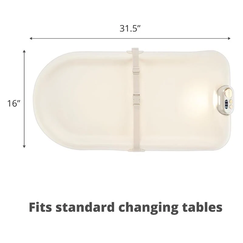 Skip Hop Baby Changing Pad Nursery Style Light-Up & Diaper Change, Oat - Image 5