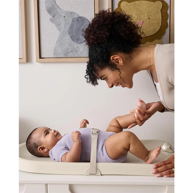 Skip Hop Baby Changing Pad Nursery Style Light-Up & Diaper Change, Oat - Image 6