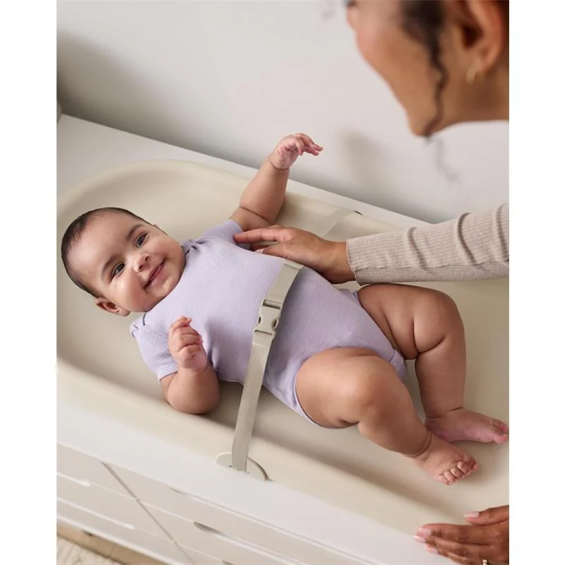 Skip Hop Baby Changing Pad Nursery Style Light-Up & Diaper Change, Oat - Image 7