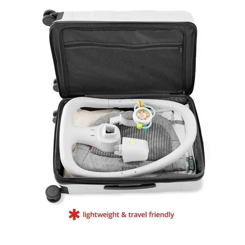 Skip Hop - Baby Ergonomic Activity Floor Seat for Upright Sitting, Silver Lining Cloud, Gray - Image 5